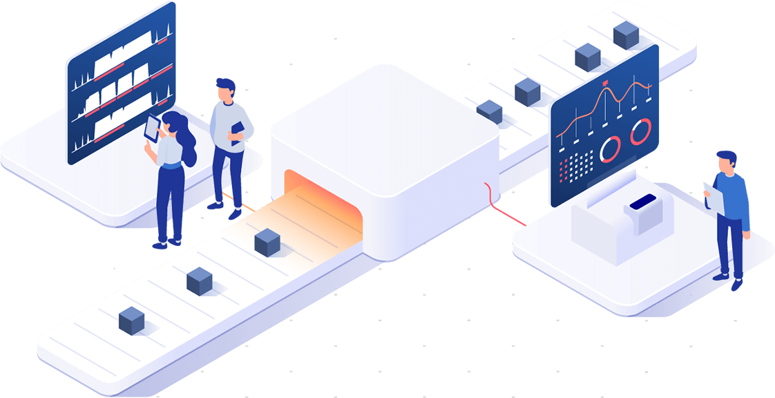 Scheme of data collection in production